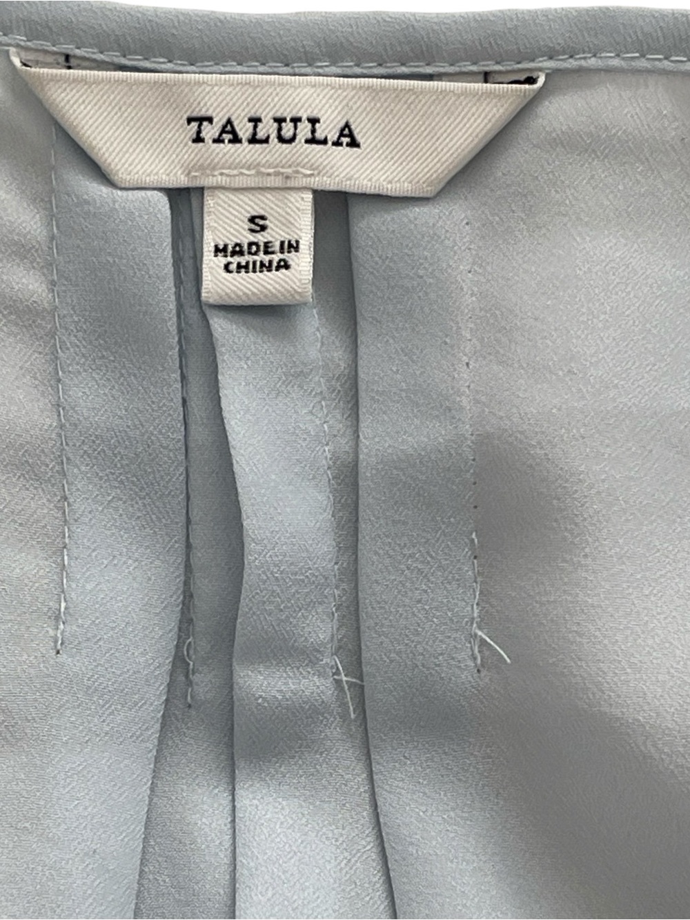 Talula Light Blue Satin Lace-Trim Camisole - Picture 6 of 6